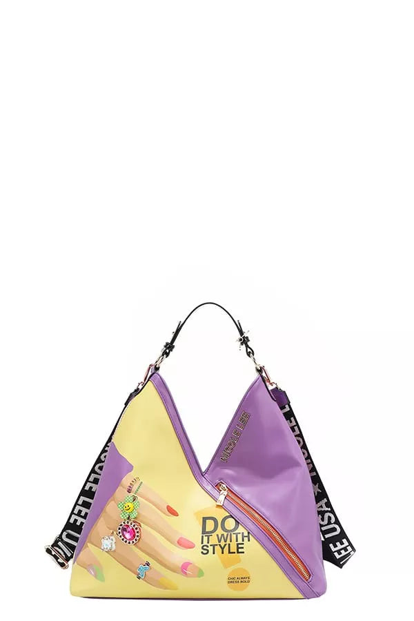 Nicole Lee USA Nail Polish Hobo Bag NAIL POLISH / OS