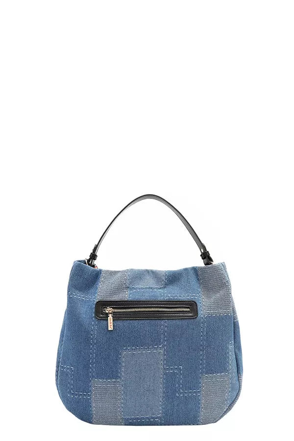 Nicole Lee USA Bosque De Amor Denim Hobo Bag BOSQUE DE AMOR / OS