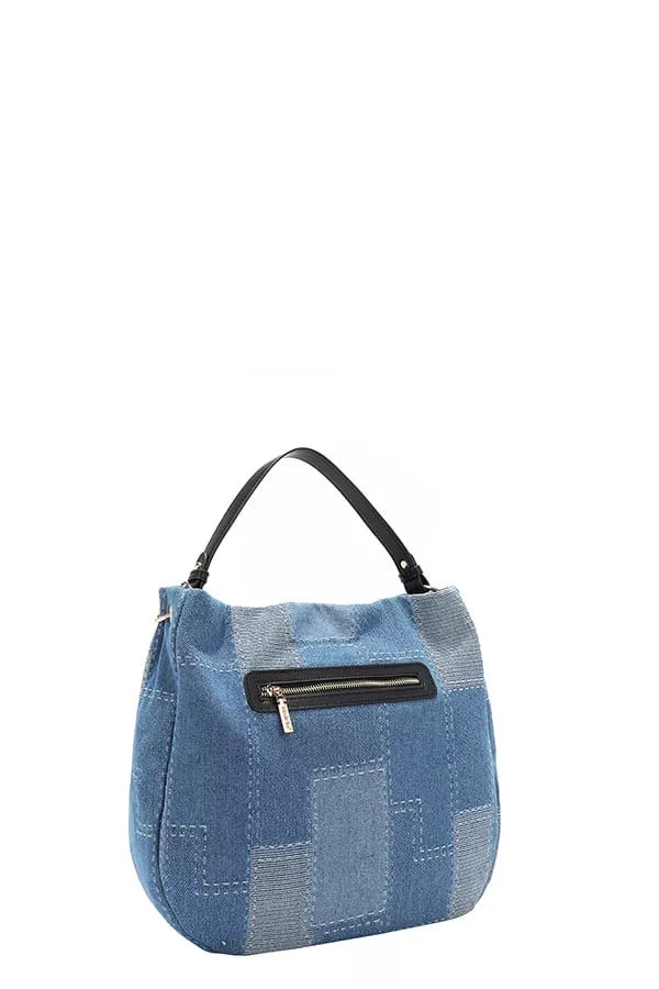 Nicole Lee USA Bosque De Amor Denim Hobo Bag BOSQUE DE AMOR / OS