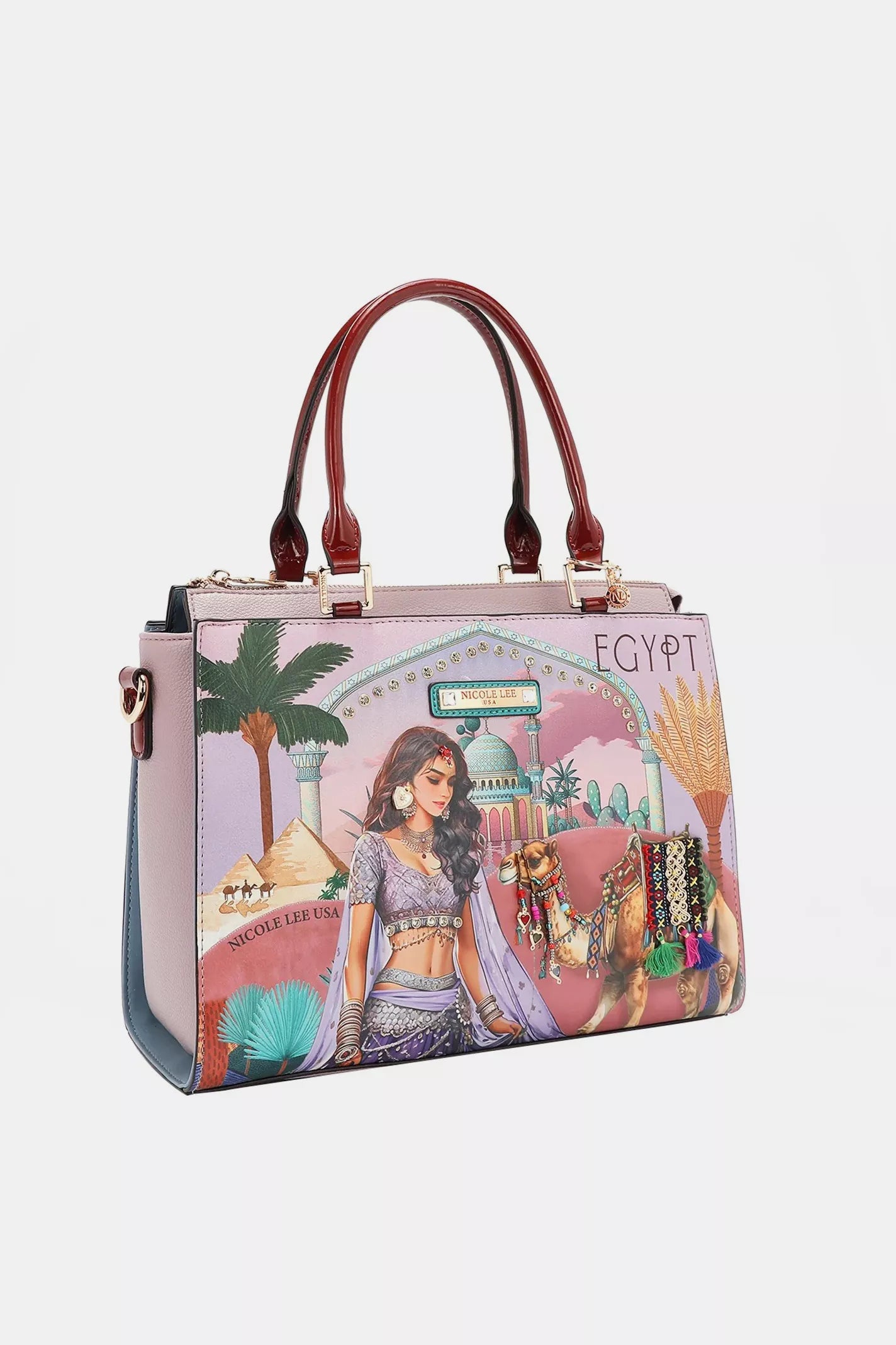 Nicole Lee USA Queen Cleopatra Tote Bag QUEEN CLEOPATRA / One Size