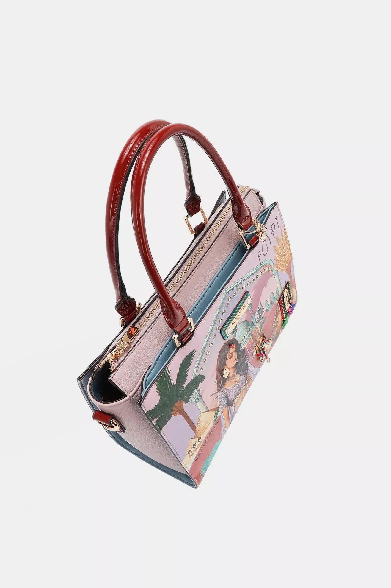 Nicole Lee USA Queen Cleopatra Tote Bag QUEEN CLEOPATRA / One Size