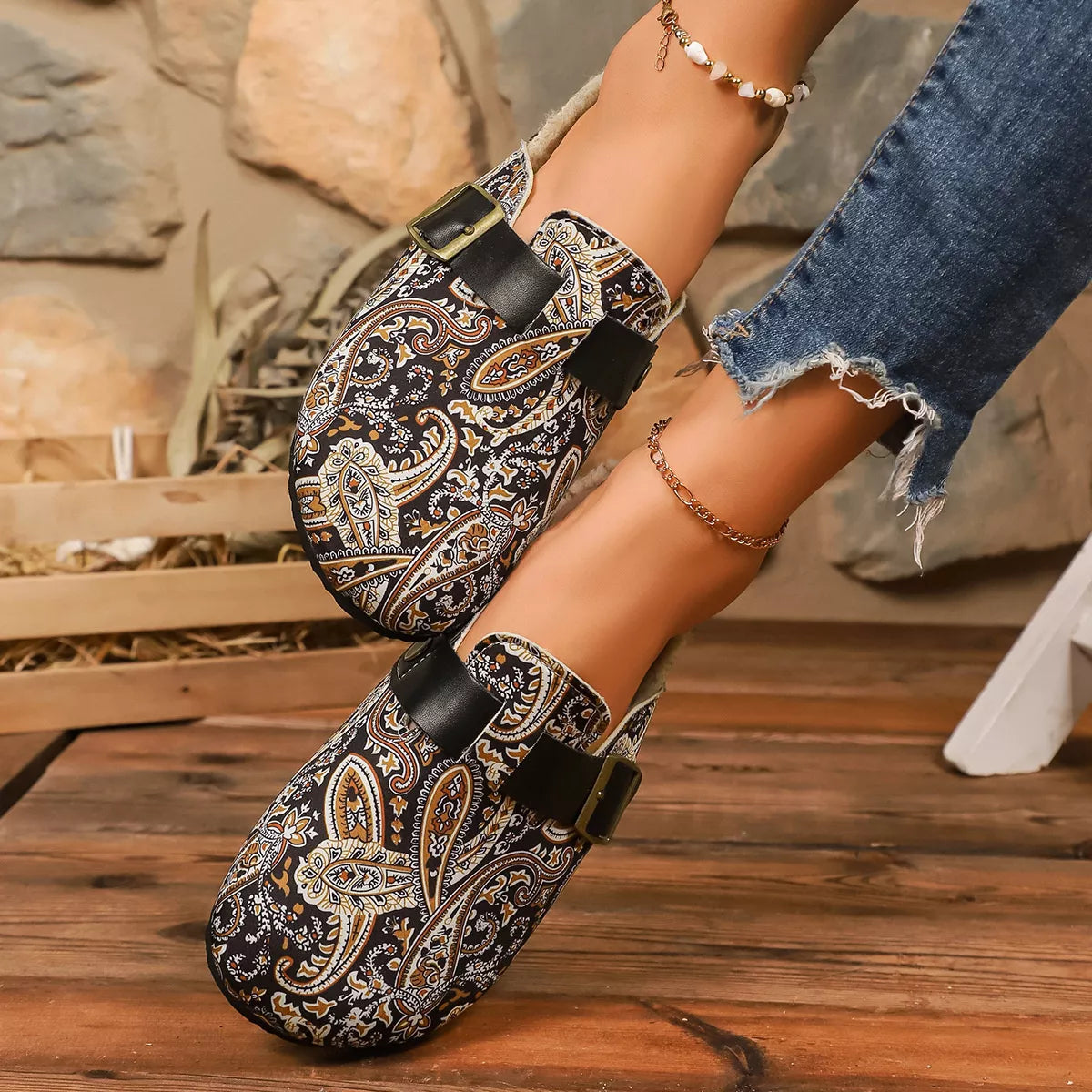 Round Toe Flats Slip-Ons Style A / 35 