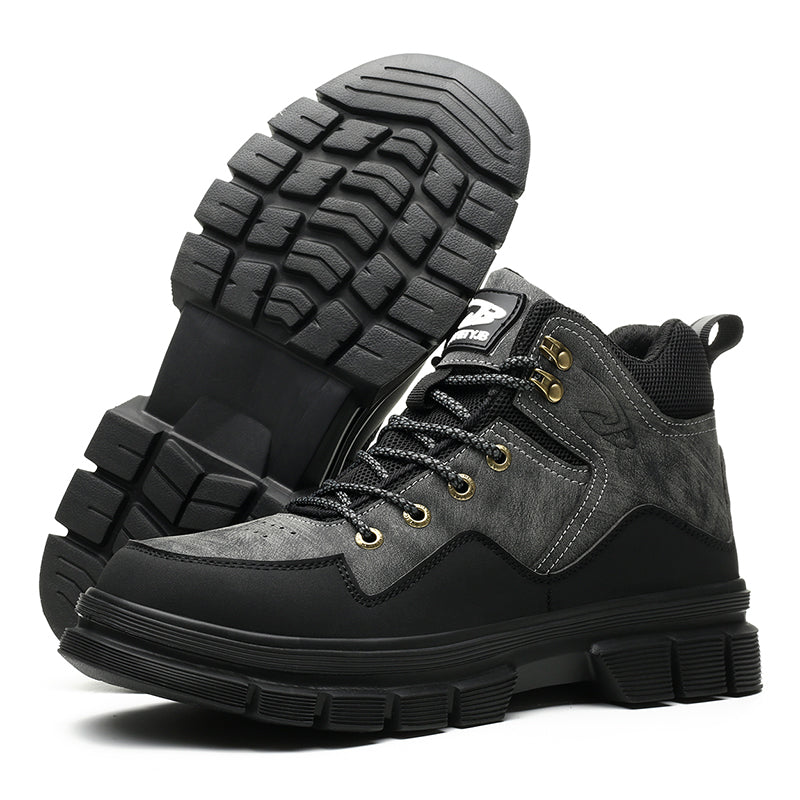 Hiking boots Plus Size Men's Classic Steel Toe & Puncture Proof Safety Shoes Comfy Non Slip Durable Industrial & Constructional Footwear 13 / Yellow 