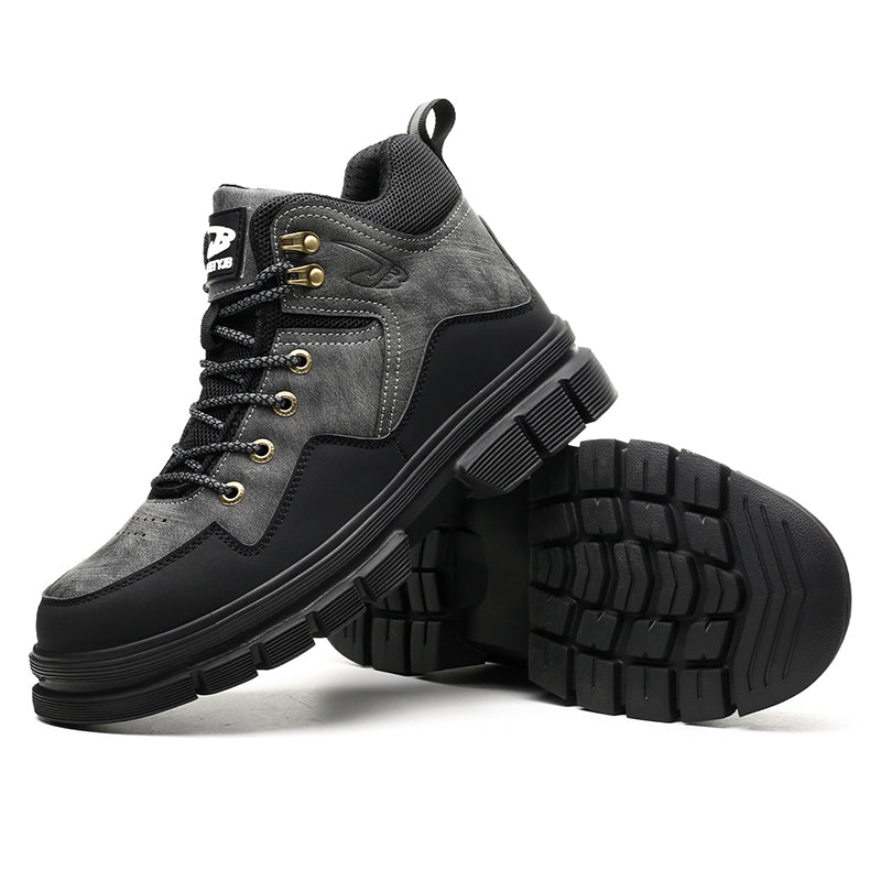 Hiking boots Plus Size Men's Classic Steel Toe & Puncture Proof Safety Shoes Comfy Non Slip Durable Industrial & Constructional Footwear 13 / Yellow 