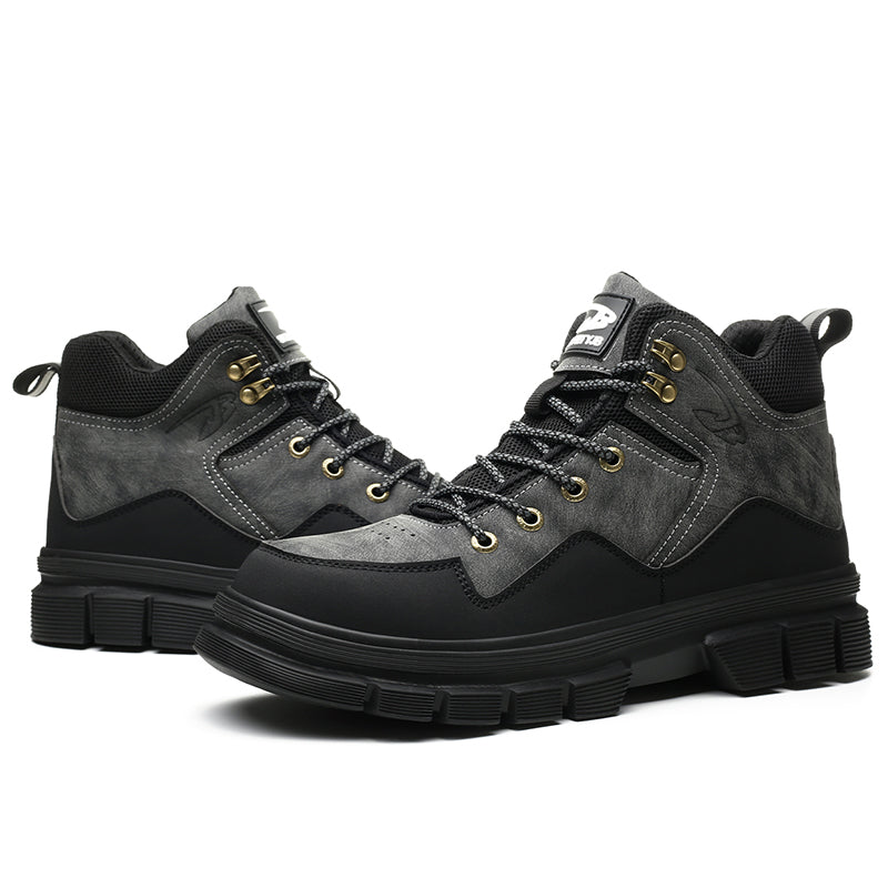 Hiking boots Plus Size Men's Classic Steel Toe & Puncture Proof Safety Shoes Comfy Non Slip Durable Industrial & Constructional Footwear 13 / Yellow 