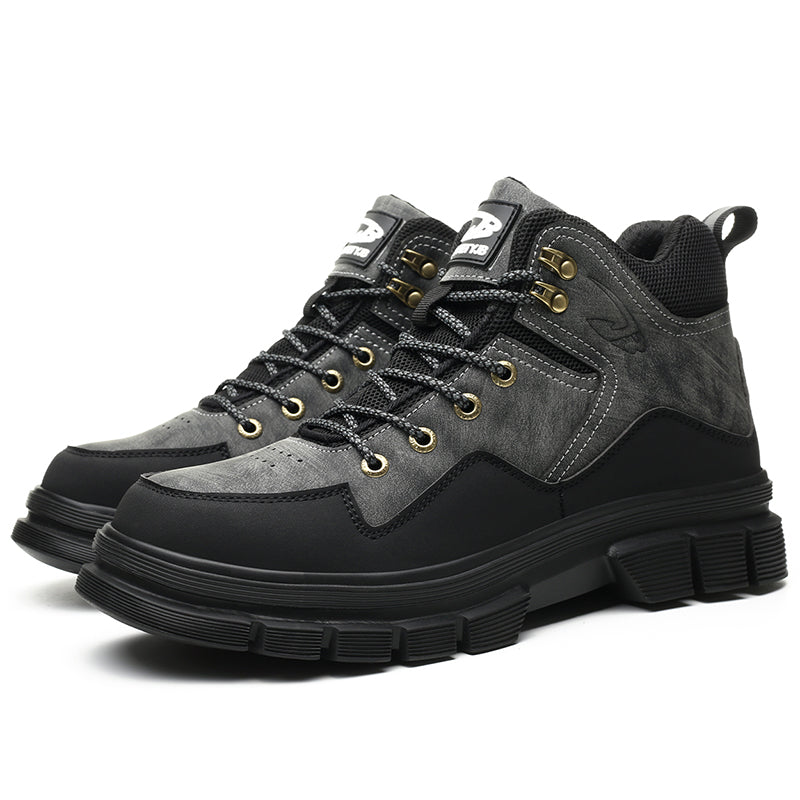 Hiking boots Plus Size Men's Classic Steel Toe & Puncture Proof Safety Shoes Comfy Non Slip Durable Industrial & Constructional Footwear 13 / Yellow 
