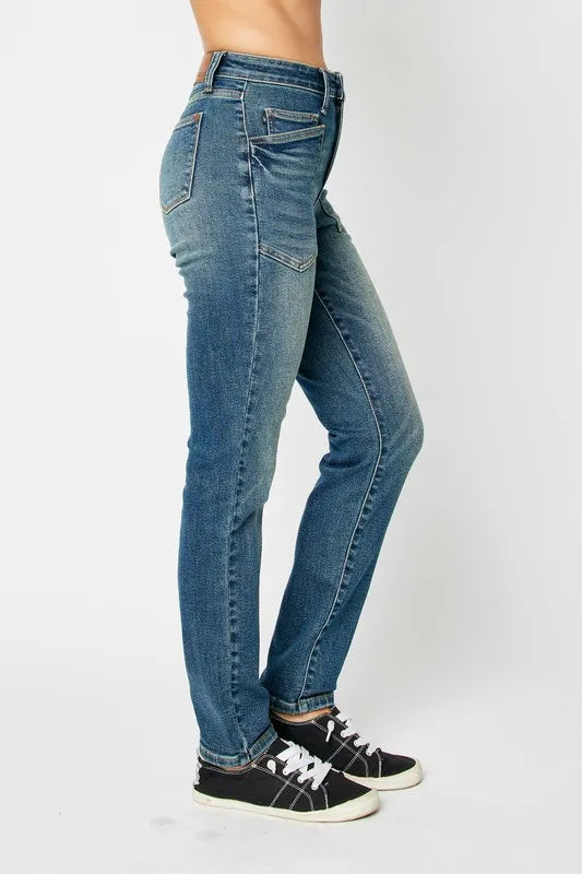 Judy Blue Full Size High Waist Skinny Jeans Dark / 0/24 