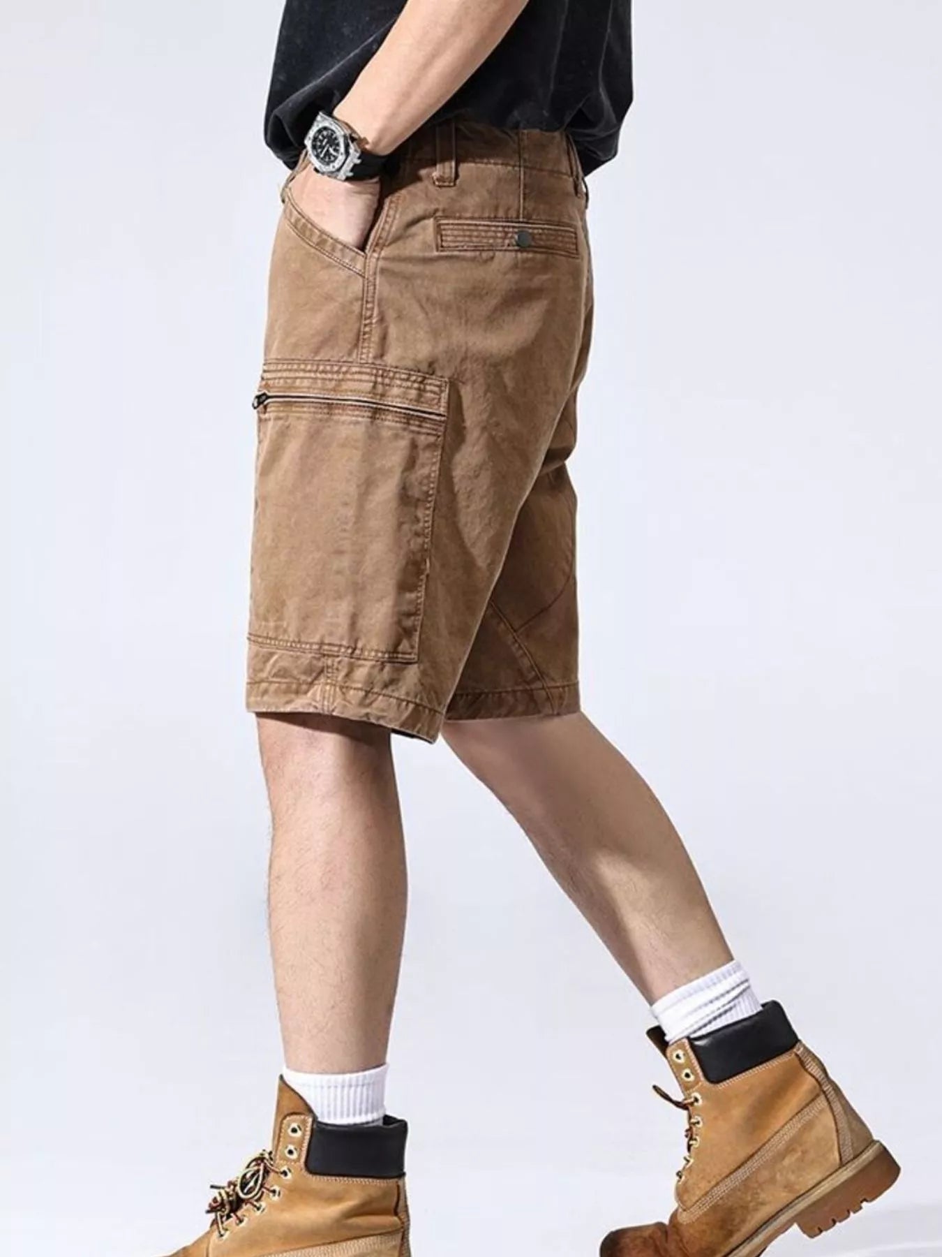Men's Loose Fit Shorts Carbon Ash / 28 