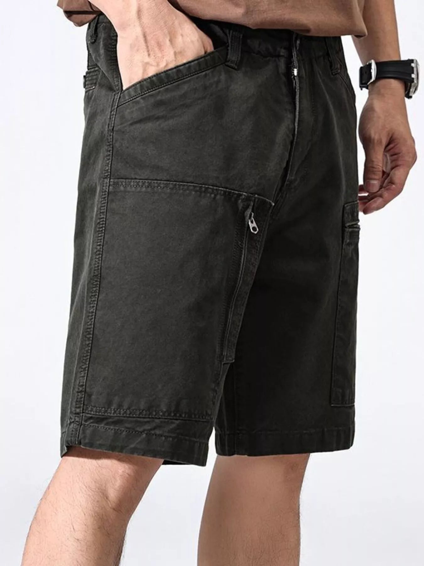 Men's Loose Fit Shorts Carbon Ash / 28 