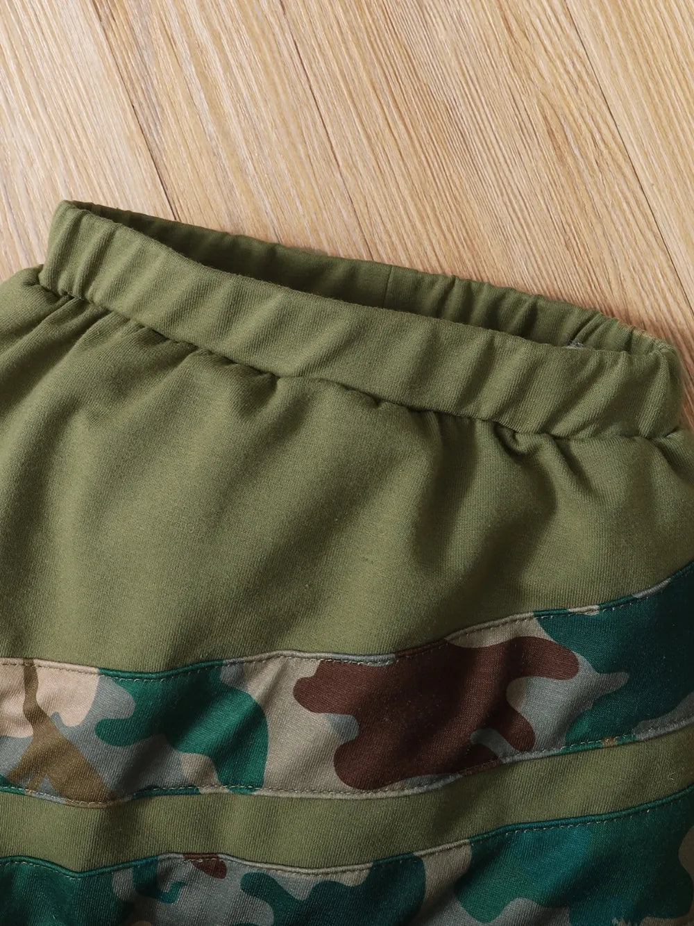 Children's Camouflage Top and Pants Set Army Green / 12-18M 