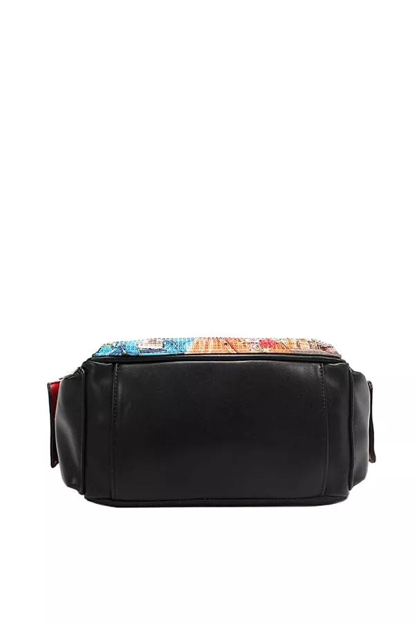Nicole Lee USA Martha Travels Italy Multi Pocket Shoulder Bag MARTHA TRAVELS ITALY / OS 
