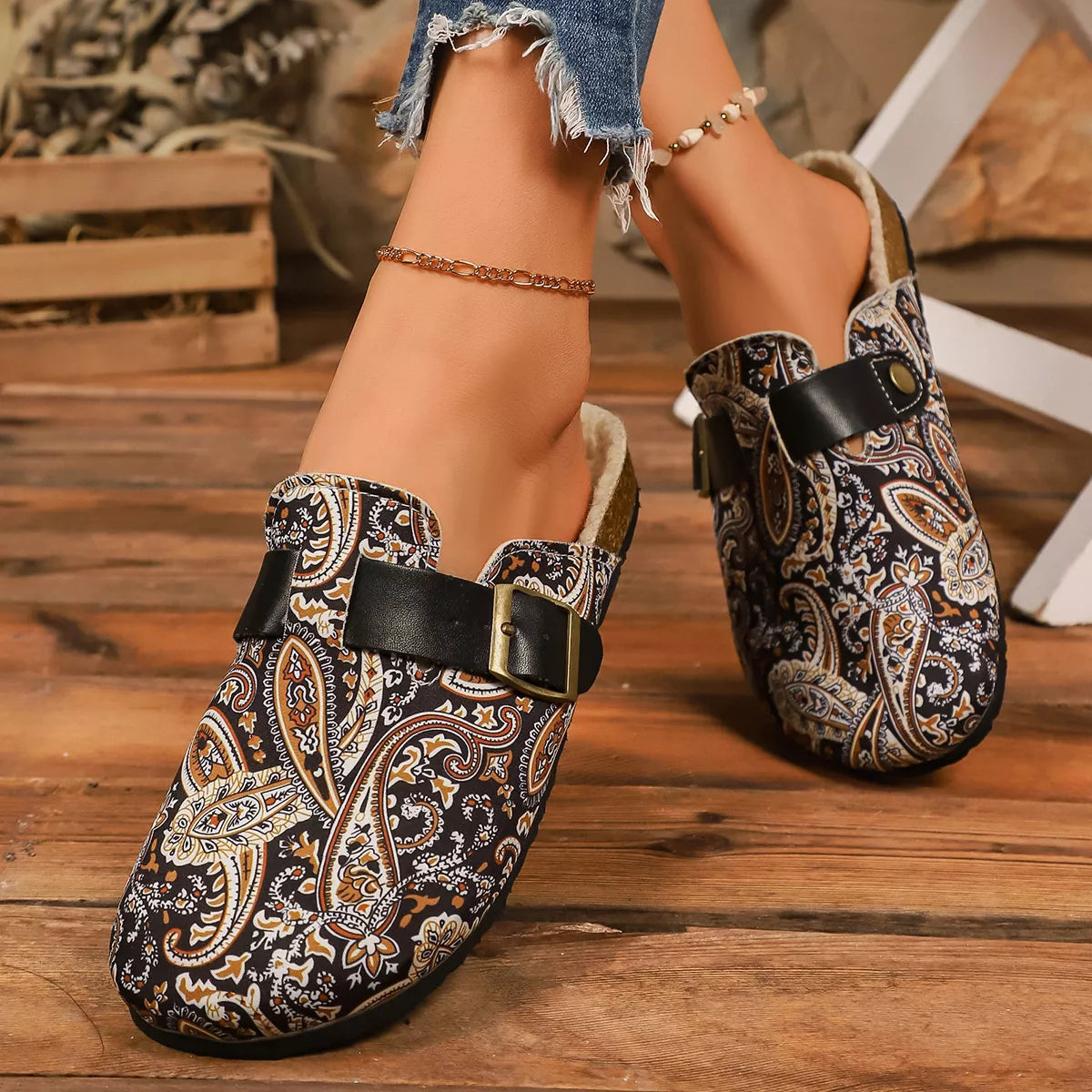 Round Toe Flats Slip-Ons Style A / 35 