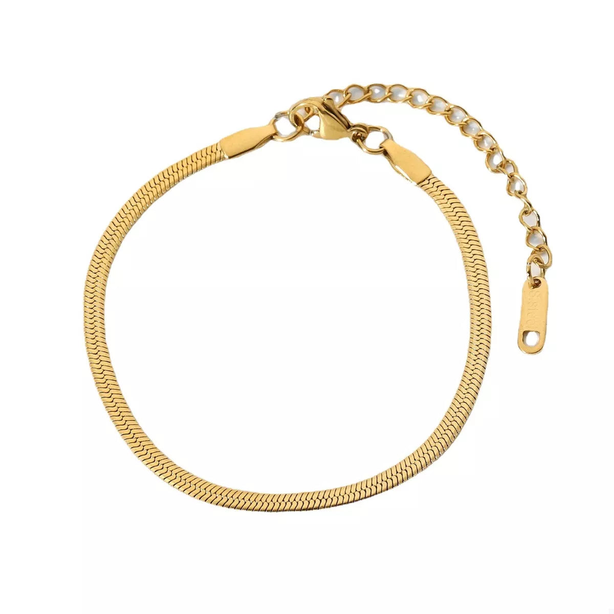 Stainless Steel Minimalist Chain Bracelet Gold / One Size 