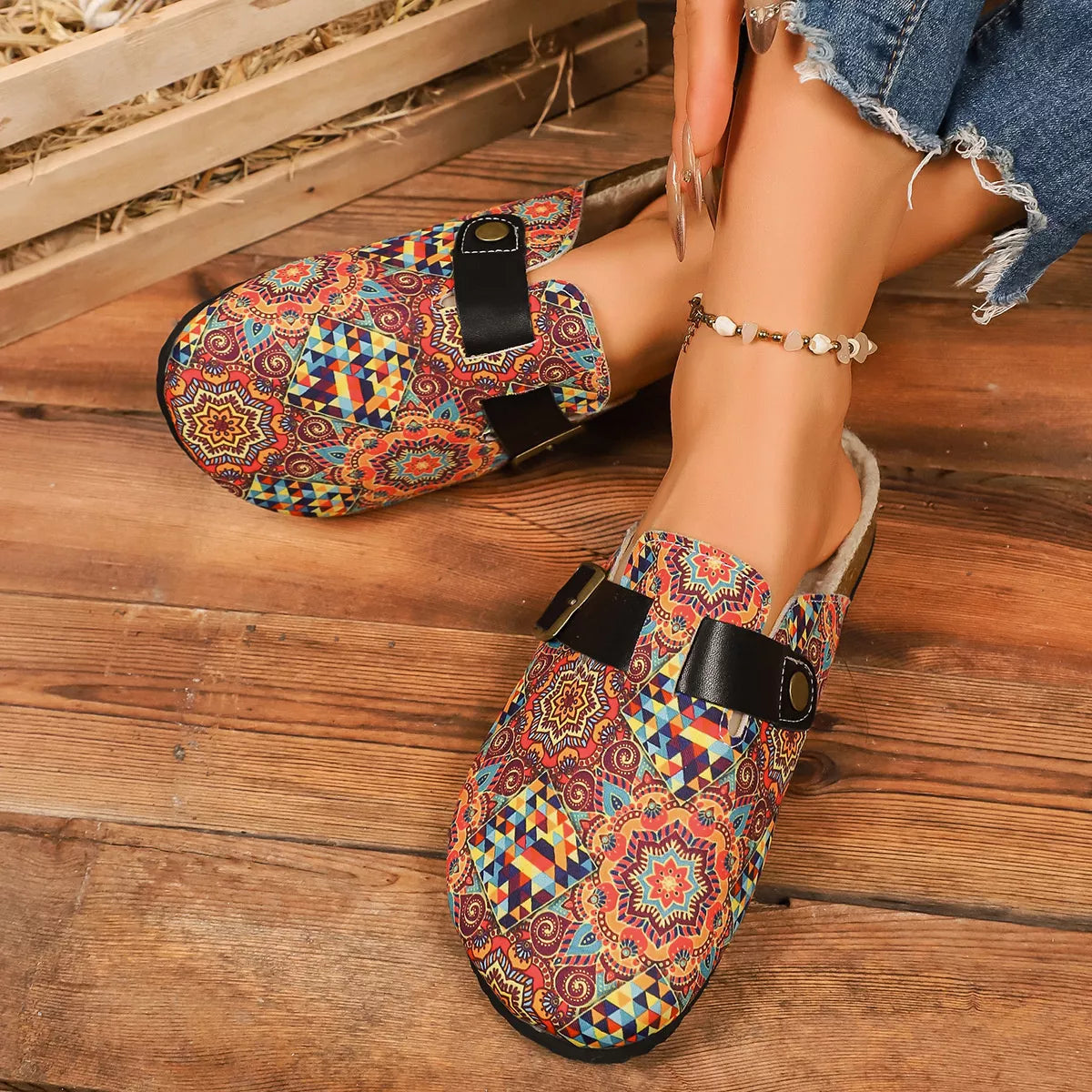 Round Toe Flats Slip-Ons Style A / 35 