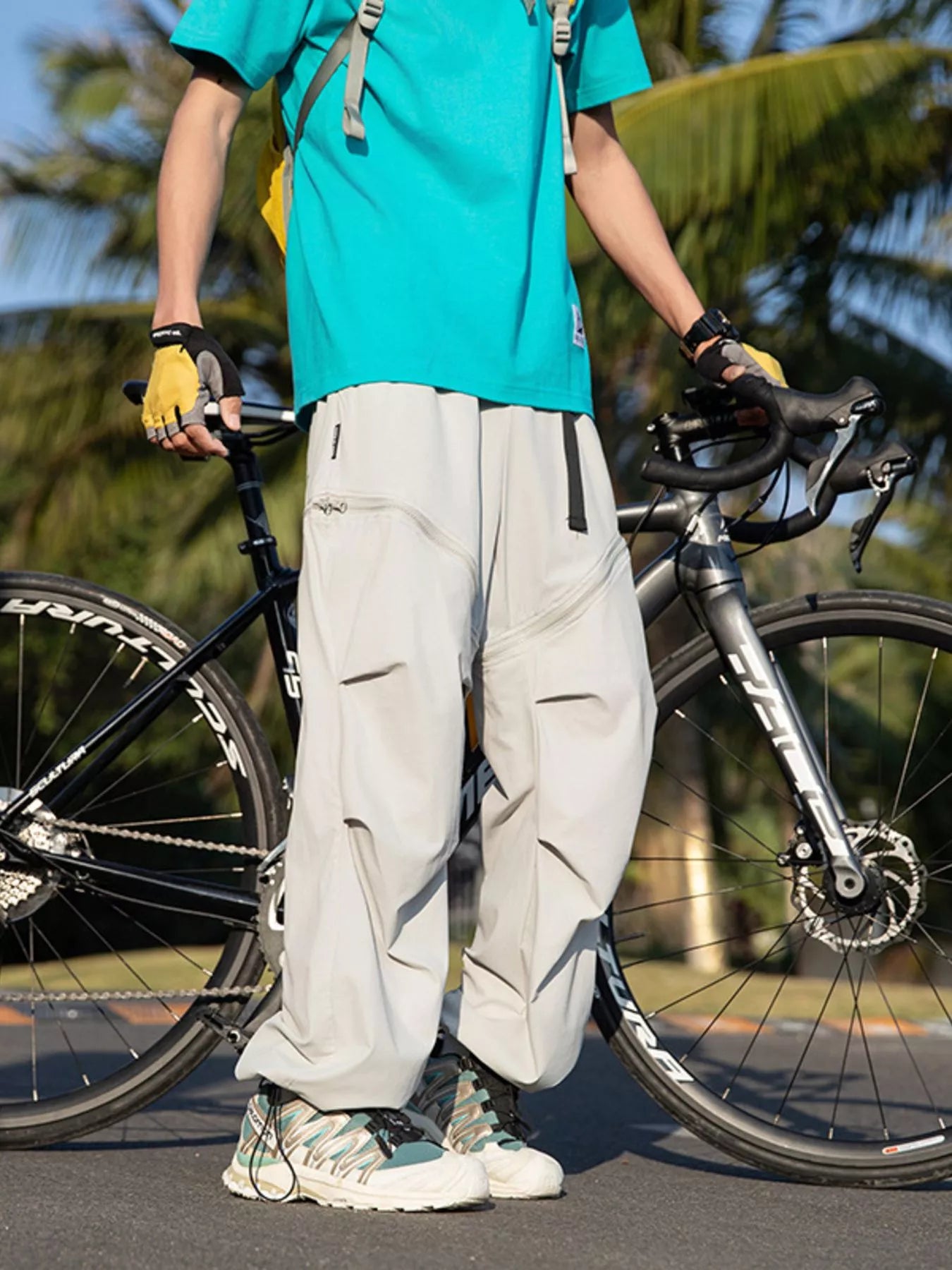 Men's Convertible Zip-Off Cargo Pants Obsidian Black / M 