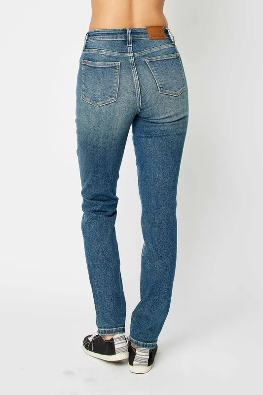 Judy Blue Full Size High Waist Skinny Jeans Dark / 0/24 