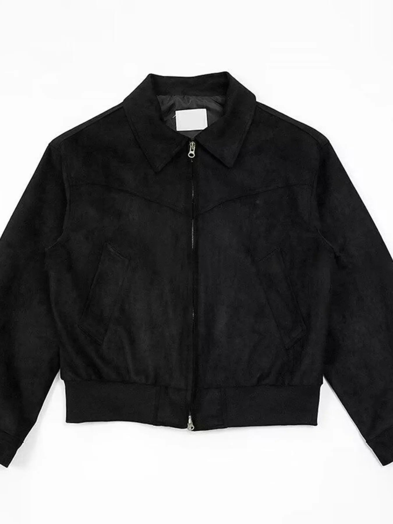 Men's Plus Size Zip Up Long Sleeve Jacket Dark Brown / L 