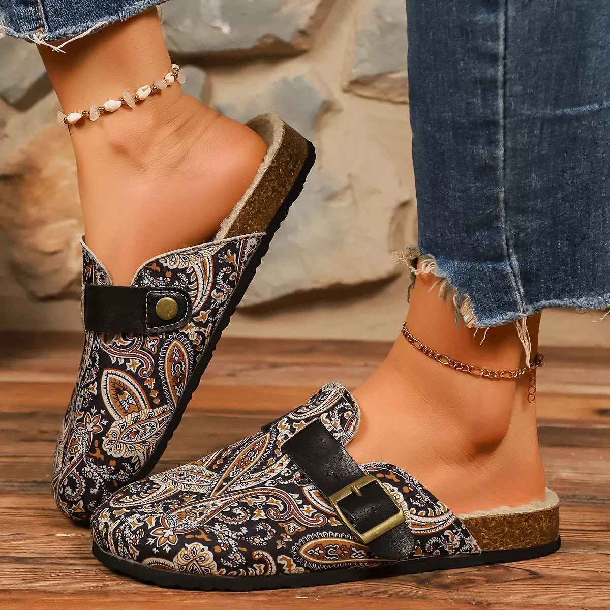 Round Toe Flats Slip-Ons Style A / 35 