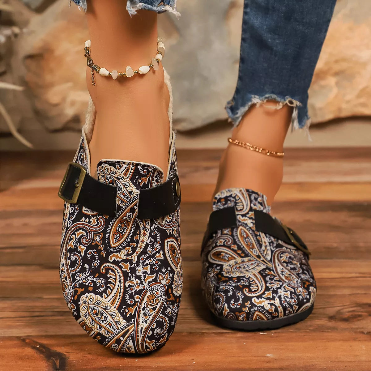 Round Toe Flats Slip-Ons Style A / 35 