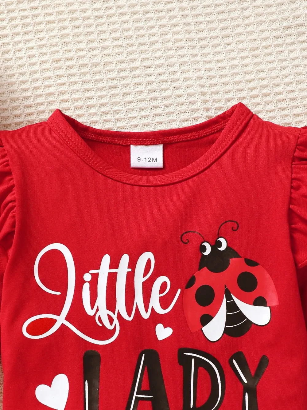 Children's Cartoon Top and Pants Set Red / 6-9M 