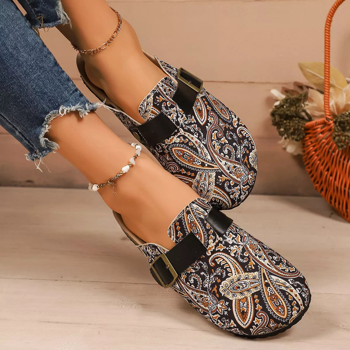 Round Toe Flats Slip-Ons Style A / 35 