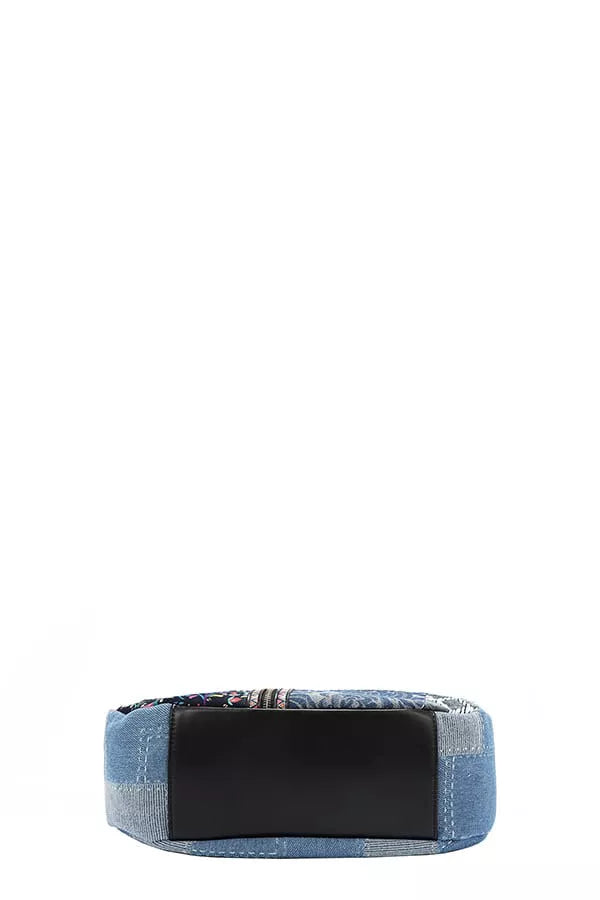 Nicole Lee USA Bosque De Amor Denim Hobo Bag BOSQUE DE AMOR / OS 