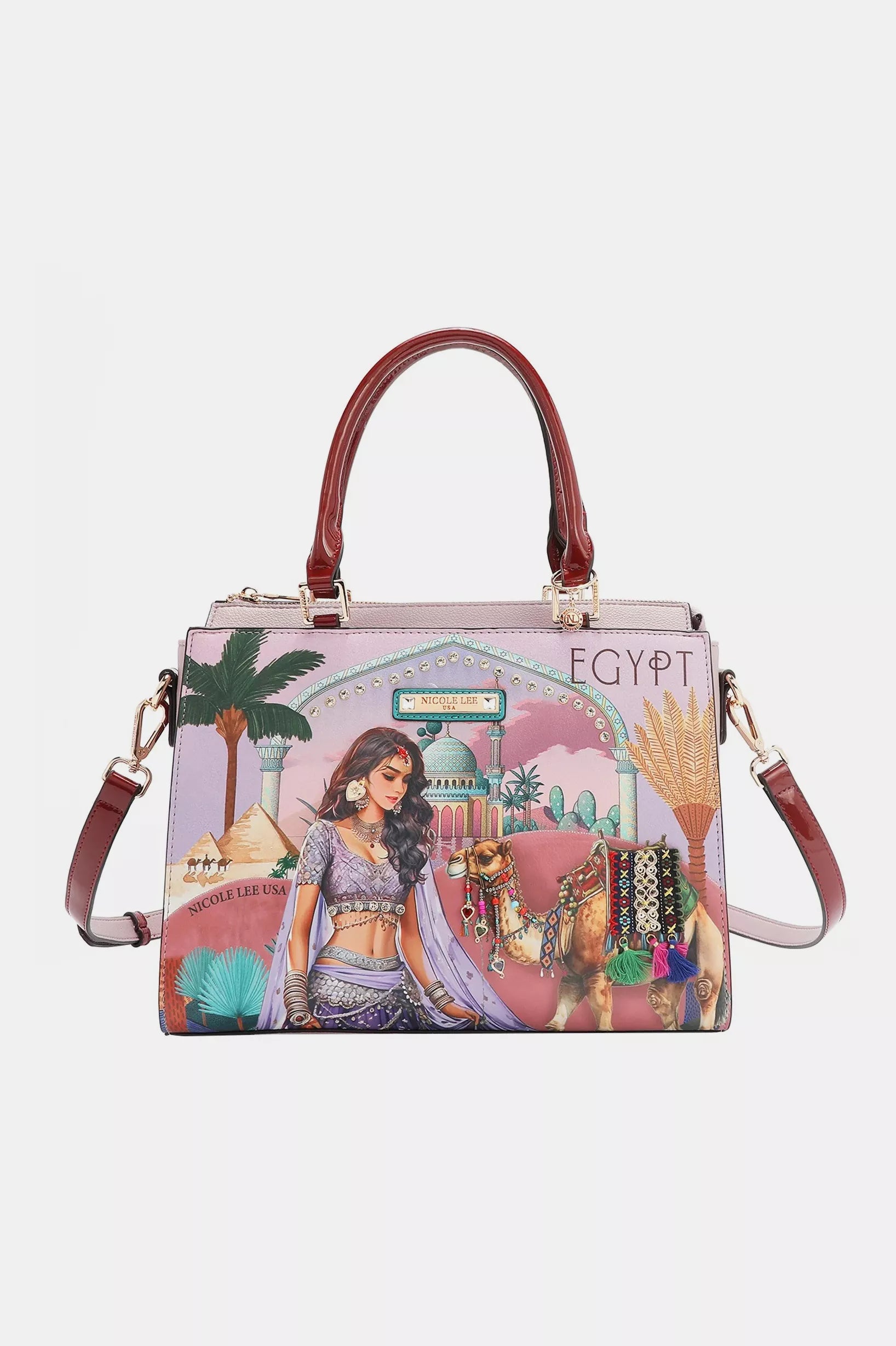 Nicole Lee USA Queen Cleopatra Tote Bag QUEEN CLEOPATRA / One Size 