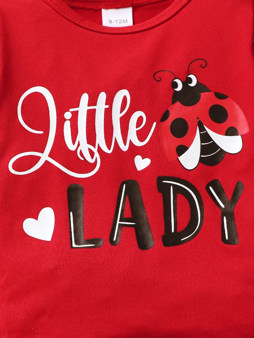 Children's Cartoon Top and Pants Set Red / 6-9M 