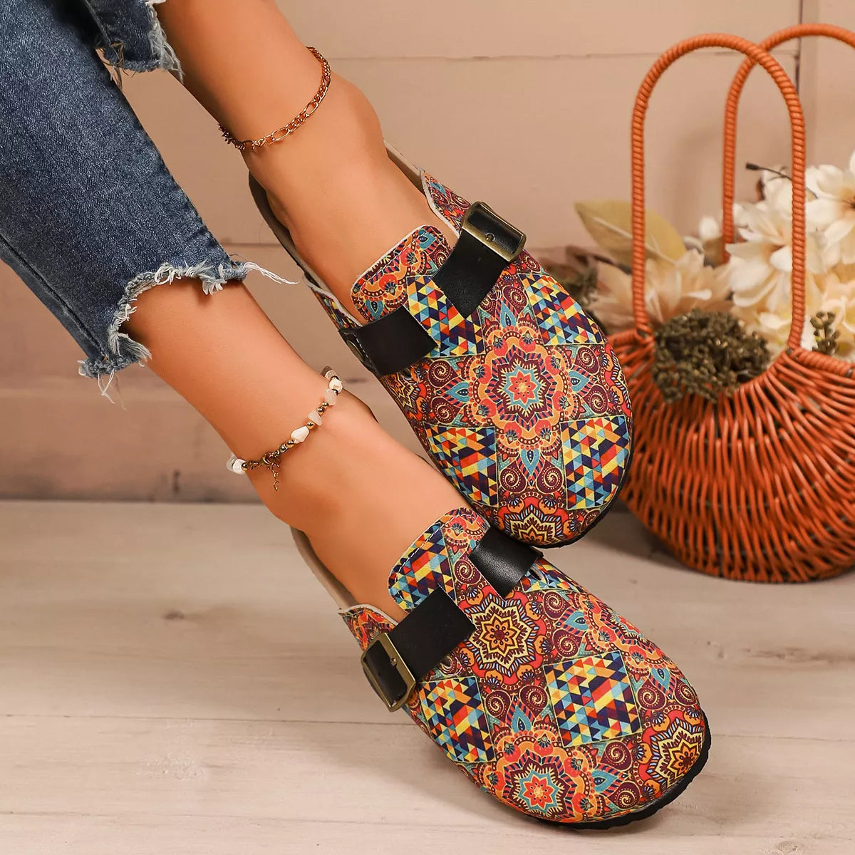 Round Toe Flats Slip-Ons Style A / 35 